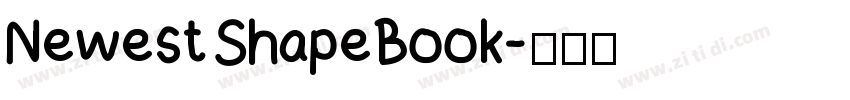 Newest Shape Book字体转换